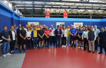 The Embassy of India, in cooperation with the StaRR Table Tennis Club, hosted an international amateur tournament that took place in STC Zagreb on Tuesday, June 6, 2023. The tournament was attended by 11 diplomats (from 8 different countries) and 11 guests who played 63 games of table tennis. of tennis within 3 hours.